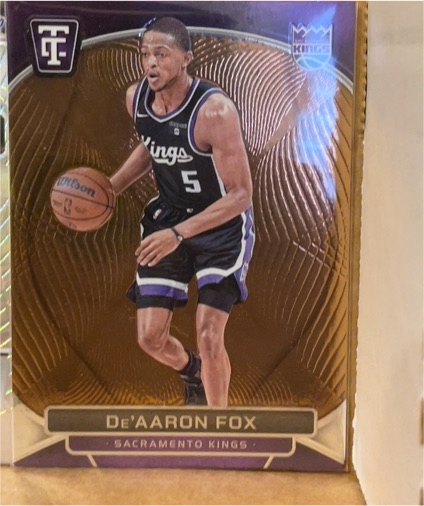 2024-25 Panini Totally Certified #9 De'Aaron Fox — front