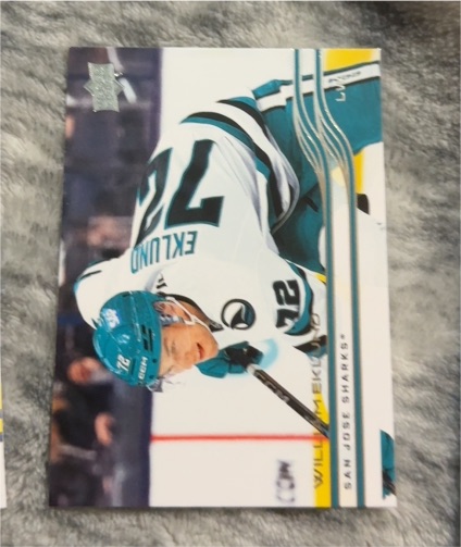 2025-26 Upper Deck #389 William Eklund San Jose Sharks — front