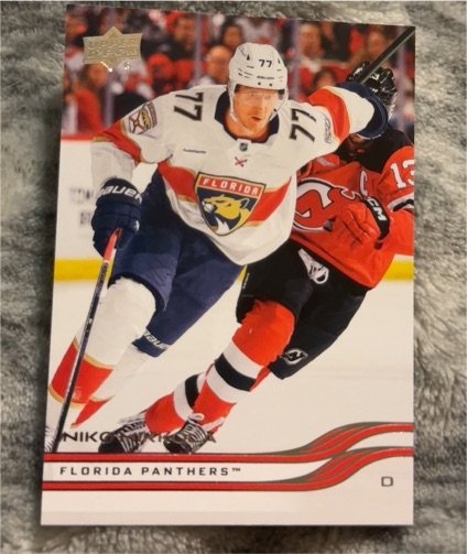 2025-26 Upper Deck #324 Niko Mikkola Florida Panthers — front