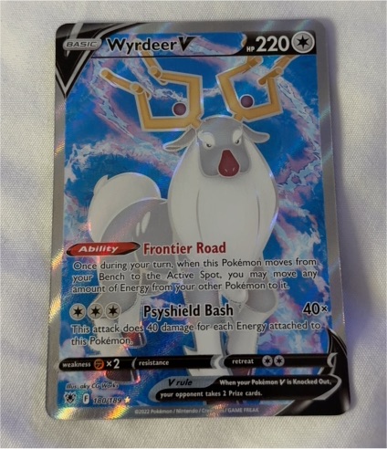 2022 Pokémon TCG Astral Radiance #180 Wyrdeer V — front