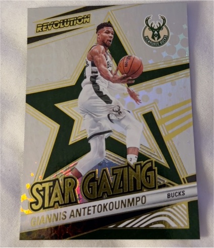 2024-25 Panini Revolution #12 Giannis Antetokounmpo Star Gazing — front