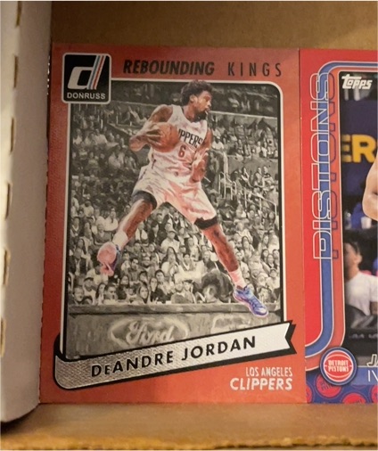 2015-16 Donruss #16 DeAndre Jordan Rebounding Kings — front