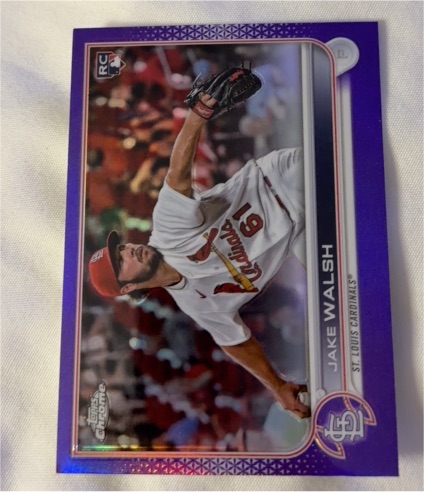2022 Topps Chrome Update #USC156 Jake Walsh — front