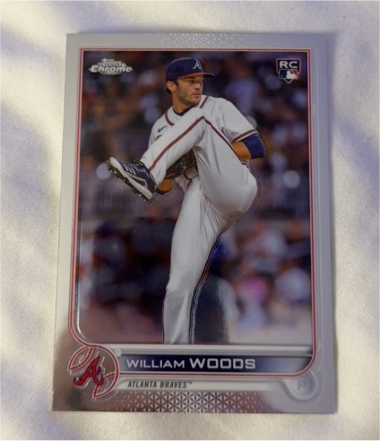 2022 Topps Chrome Update #USC55 William Woods — front