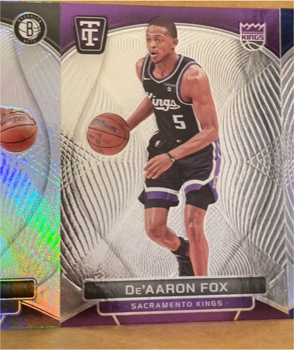 2024-25 Panini Totally Certified #9 De'Aaron Fox — front