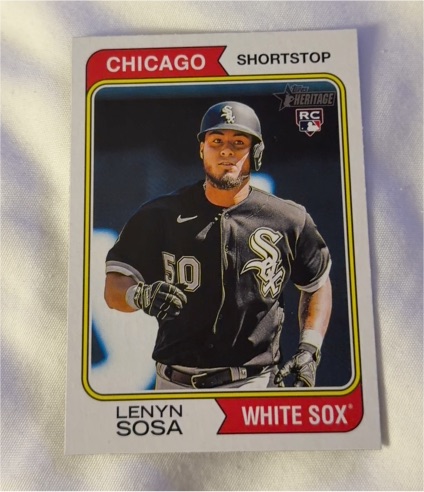 2023 Topps Heritage High Number #511 Lenyn Sosa — front