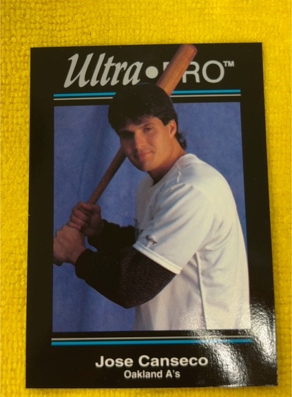 1992 Ultra Pro #P5 Jose Canseco — front