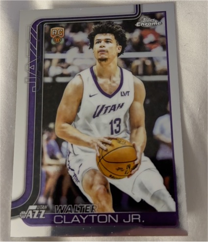 2025-26 Topps Chrome #268 Walter Clayton Jr. — front