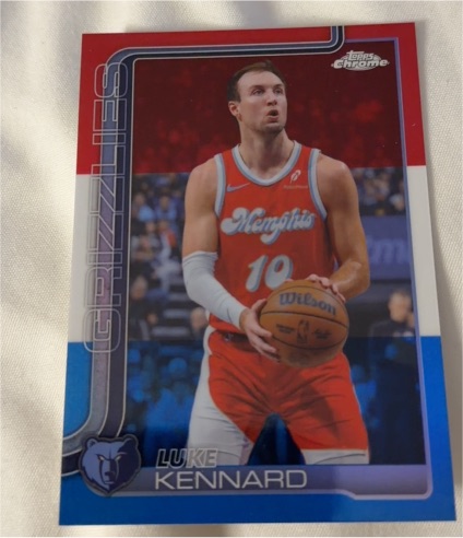 2025-26 Topps Chrome #117 Luke Kennard — front