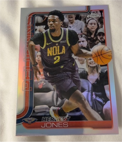2025-26 Topps Chrome #120 Herbert Jones — front