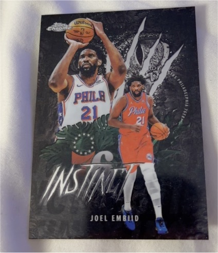 2025-26 Topps Chrome #INS-10 Joel Embiid Instinct — front