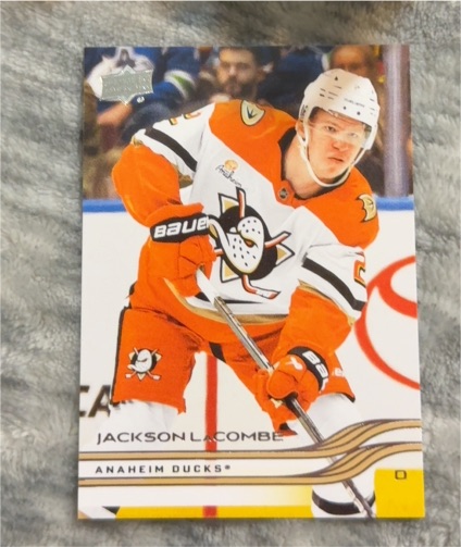 2025-26 Upper Deck Series 2 #253 Jackson LaCombe — front