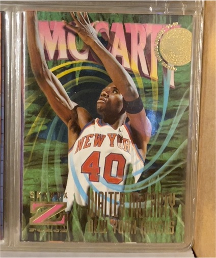 1996-97 Skybox Z-Force #157 Walter McCarty Rookie — front