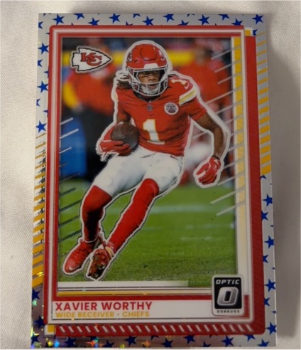 2025 Panini Donruss Optic #123 Xavier Worthy — front