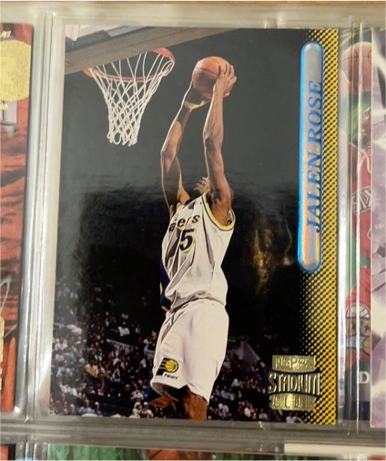 1996-97 Topps Stadium Club #125 Jalen Rose — front