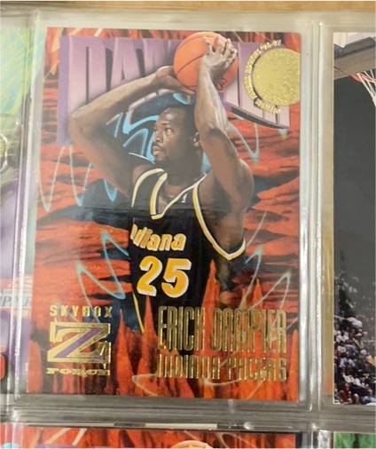 1996-97 Skybox Z Force #144 Erick Dampier — front