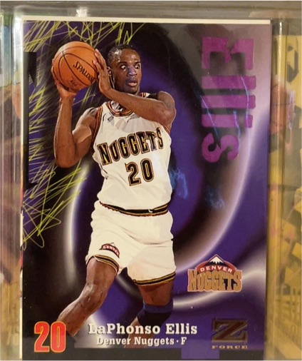 1997-98 SkyBox Z-Force #101 LaPhonso Ellis — front