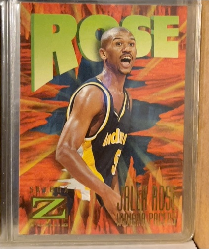 1996-97 SkyBox Z-Force #112 Jalen Rose — front