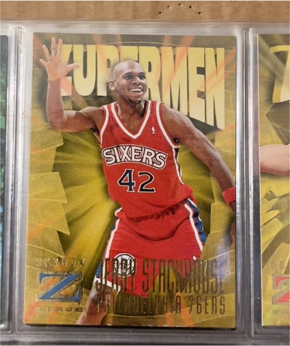 1996-97 SkyBox Z-Force #195 Jerry Stackhouse — front