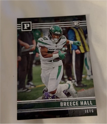 2022 Panini Chronicles #PA-11 Breece Hall — front