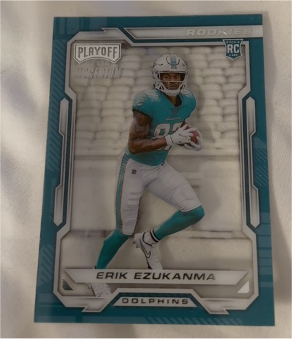 2022 Panini Chronicles Playoff Momentum Rookies #PMR-35 Erik Ezukanma — front
