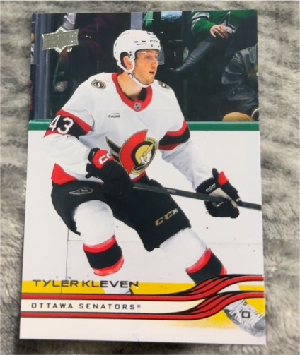 2025-26 Upper Deck Series 2 #374 Tyler Kleven — front