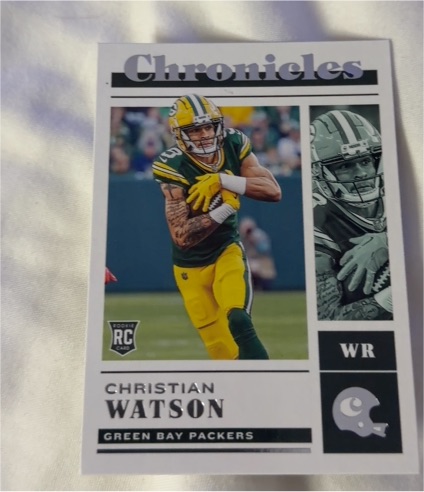 2022 Panini Chronicles #39 Christian Watson — front