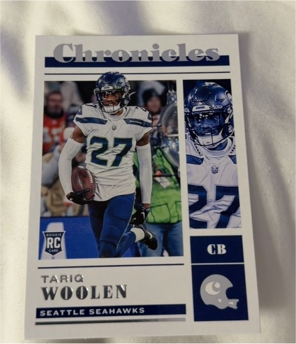 2022 Panini Chronicles #46 Tariq Woolen — front