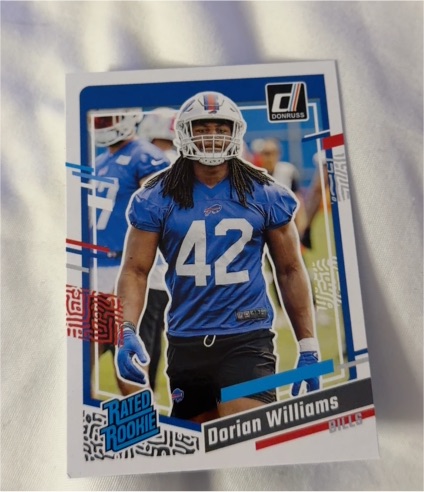 2023 Donruss #309 Dorian Williams — front