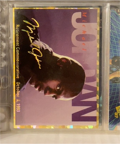 1993-94 Arena Sports #NNO Michael Jordan Retirement Commemorative — front