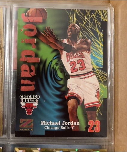 1997-98 Skybox Z-Force #23 Michael Jordan — front