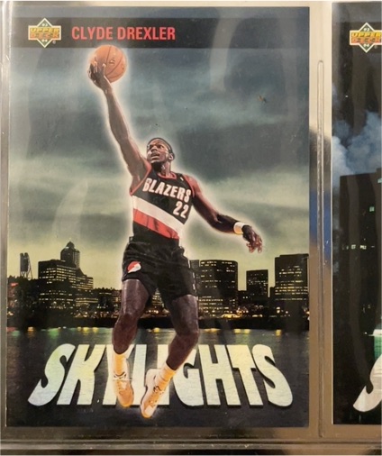 1993-94 Upper Deck Skylights #473 Clyde Drexler — front