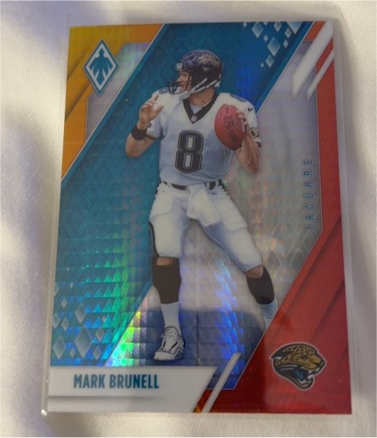 2021 Panini Phoenix #52 Mark Brunell Fire Burst — front