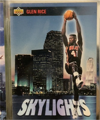1993-94 Upper Deck #480 Glen Rice Skylights — front