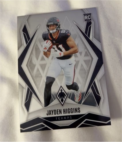 2025 Panini Phoenix #180 Jayden Higgins — front
