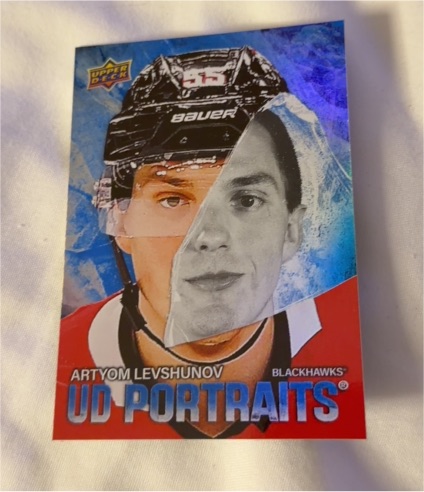 2025-26 Upper Deck Series 1 #P-4 Artyom Levshunov UD Portraits — front
