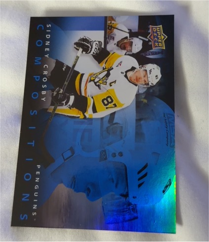 2025-26 Upper Deck Series 1 #CMP-22 Sidney Crosby Compositions Penguins — front