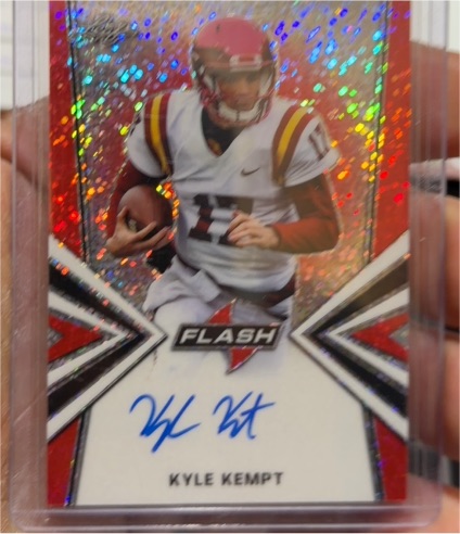 2019 Leaf Flash #BA-KK1 Kyle Kempt — front