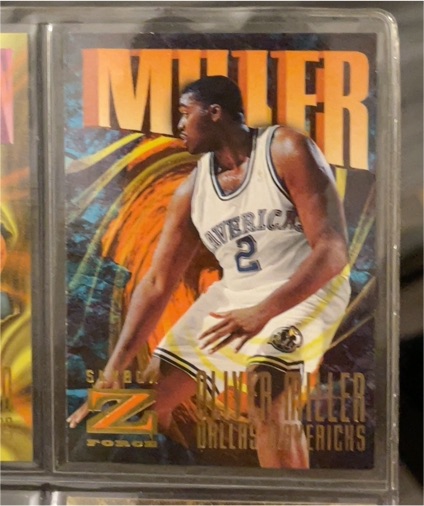1996-97 Skybox Z-Force #107 Oliver Miller — front