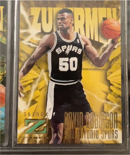1996-97 Skybox Z Force #191 David Robinson — front