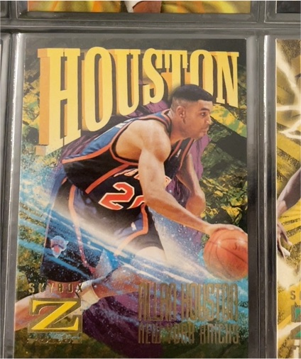 1996-97 SkyBox Z-Force #118 Allan Houston — front