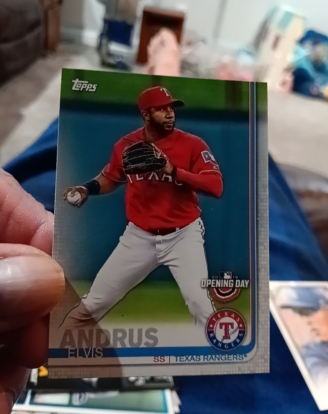 2019 Topps Opening Day #180 Elvis Andrus — front