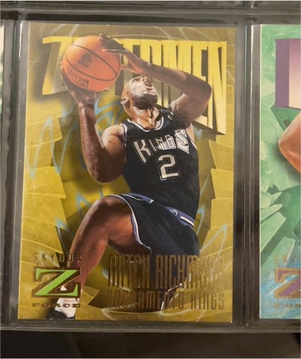 1996-97 Skybox Z-Force #189 Mitch Richmond — front
