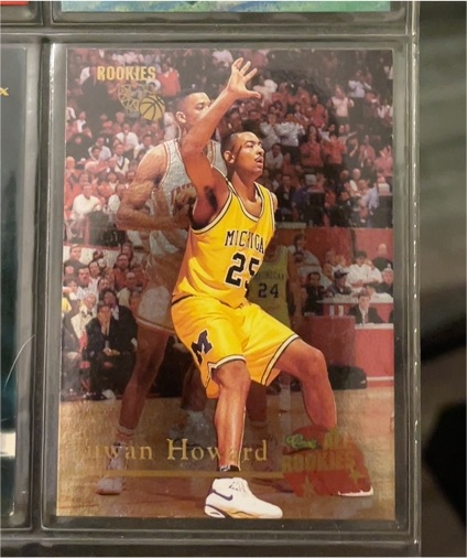 1995 Classic Rookies #102 Juwan Howard — front