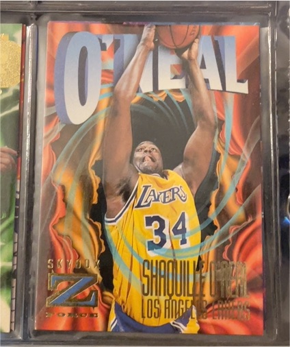 1996-97 SkyBox Z-Force #114 Shaquille O'Neal — front