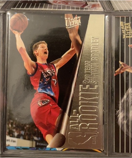 1994-95 Fleer Ultra NBA All-Rookie #6 Shawn Bradley — front