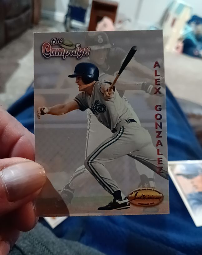 1994 Ted Williams Card Company The Campaign #121 Alex Gonzalez — front
