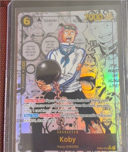 Bandai One Piece TCG EB04-044 Koby — front