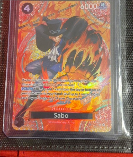 2026 One Piece Sabo #P-105 SP — front