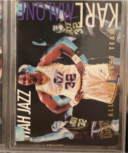 1994-95 Fleer Ultra All-NBA #1 Karl Malone — front